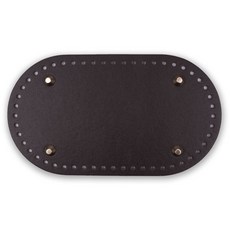 Jinga包底 橢圓形 25 x 12 cm, 1個, 深棕色