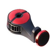 차량용 수납 뒷좌석 포켓 시트백 그물망 후크걸이 B형 HG-141, 1개, 레드블랙