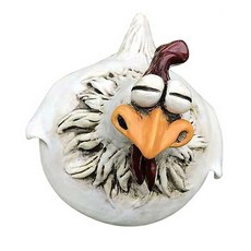 Aenseo 咕咕雞花園裝飾品雕像 03, 混合顏色