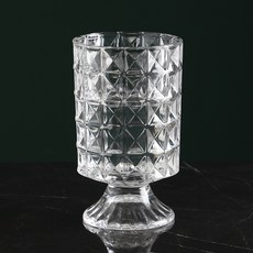 따봉오빠 레트로 유리 공예 인테리어 장식 화병 C JNHA1713, 투명