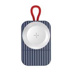 락 마그네틱 애플워치 휴대용 무선 충전기 USB A, 블루