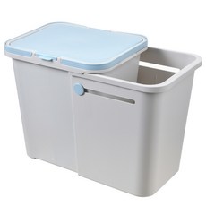 籃子把手延長型分類回收箱 RD_2037, 藍色, 1個