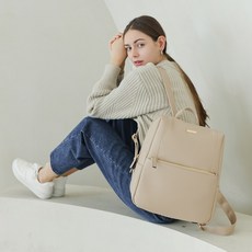 banabana 女款 Vega A 後背包, 淺米色