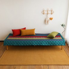 ORIGO 30支棉絎縫床/石沙發墊, 孔雀之舞