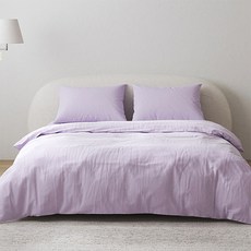 아망떼 수퍼코튼 60수 고밀도 면 누빔이불커버, 라벤더
