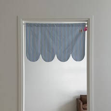두잉썸 라라 어닝 도어 스트라이프 커튼