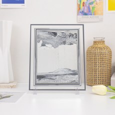 아트조이 모래멍 모래시계 샌드아트 B형, 실버