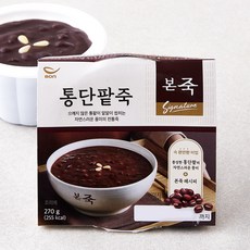 본죽 통단팥죽 (냉장), 270g, 1개
