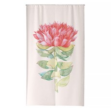 MarketA 水彩花卉隔間半門簾, TYPE5