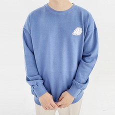 OTD 中性春秋櫻桃 Overfit Dayoff 刺繡補丁衛衣男