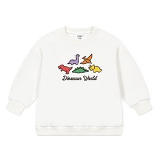 nykids 兒童款恐龍世界寬鬆大學T W127