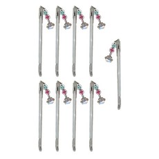 엠에스코퍼레이션 액세서리 고양이발바닥 수성 슬림젤펜 0.5mm, 9개, 랜덤발송