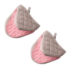 烘焙隔熱手套, 粉色的, 2個