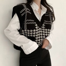 Elso V 領筒修身針織背心