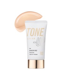 TONYMOLY 素顏霜 SPF50+ PA+++ 50ml, 02 Skin Tone, 1條