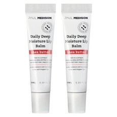 PAUL MEDISON 每日深層保濕乳木果油護唇膏, 2個, 10g, 蘋果香