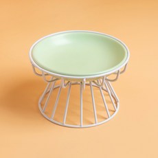 PASTEL PET 寵物邊框陶瓷餐具 FREE(15.8 x 10.3 cm), 綠色, 1個