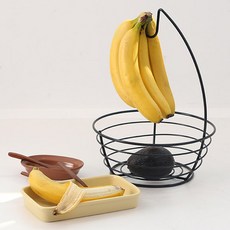 Decozin深色香蕉掛架籃子, 黑色的, 1個