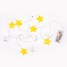 Shinchan 蠟筆小新 星星小白LED造型燈串, 混色