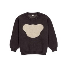 兒童復古小熊刺繡針織衫 CCV75GNT327