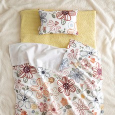 elena heim Wonderland兒童夏季印花卡通毯, 彩繪花朵