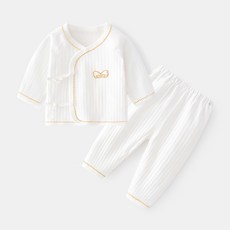 STARDOOR 嬰幼兒彩色線條亮點刺繡上下衣套裝