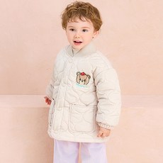 milkmile 兒童Merci熊熊絎縫外套