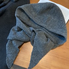 多合一針織帽兼圍巾巴拉克拉瓦, 灰色, 1個