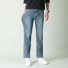 BLUEForce 男士休閒直筒彈力丹寧牛仔褲