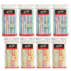 e.Life 可彎吸管 S號 50入+L號 50入, 4套