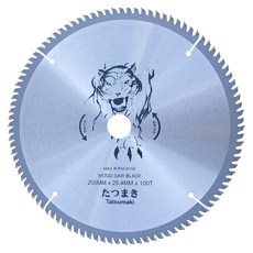 TATSUMAKI 목재용 원형 톱날 255mm, 1개