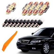 BANDI LED 車用LED室內燈 + 拆卸工具組, 1套, 現代 Grandeur TG (05~08年)