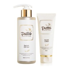 PUTTO 保濕凝膠油 200ml +保濕乳液 100ml, 1組
