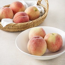 효성팜 부드러운 백도복숭아, 1.5kg(7~9입), 1박스