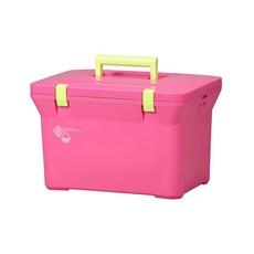Vivid手提冰箱+貼紙組, 粉色, 15L