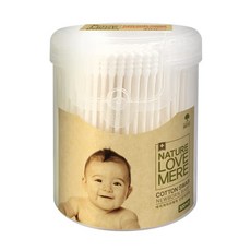 NATURE LOVE MERE 新生兒棉花棒 外用, 300入, 1盒