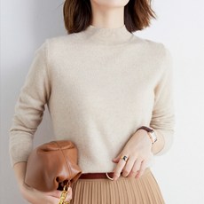 Air 女款半高圓領毛衣