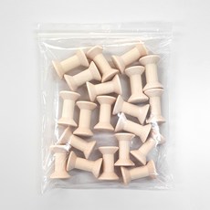 JSTrading 木製線軸 大 20入, 原木, 1個