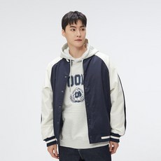 스파오 남성용 배색 바시티 재킷 SPJJF23C23