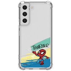 아이컬러즈 마블 익스프레션 투명 강화 휴대폰 케이스