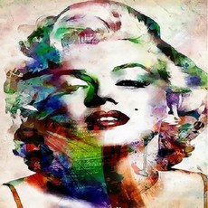 PIPO DIY 普普藝術繪畫組 40 x 50 cm, 普普藝術 瑪麗蓮夢露(Q3244), 1個