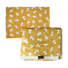 ggoom duboo 超細纖維毯+紗毯組, 鴨子郊遊款