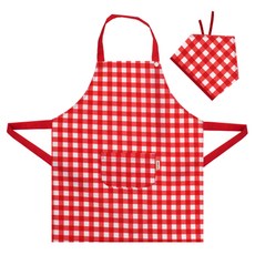 The Happy 兒童用按扣式圍裙頭巾套組