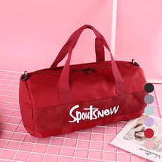 샵포에버 여성용 테이키 스포츠 가방, 레드, 1개