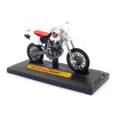 MOTORMAX 1:18 複製品 本田 XR400R 摩托車模型 MTX057017WH, 白色, 1個