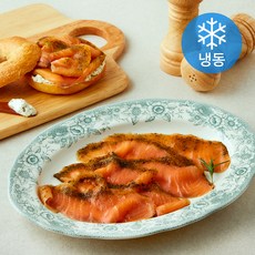 훈제 아틀란틱 연어 슬라이스 로즈마리 (냉동), 1개, 150g