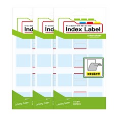 유니온플러스 보호필름 견출지 27 x 34 mm UL-2418 13p, 적, 3개