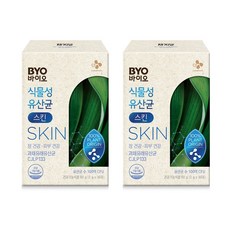 BYO 식물성 유산균 스킨 30p, 60g, 2개