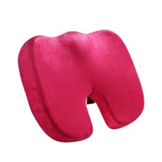 U型凝膠坐墊, 紅色的