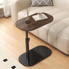 SOHEIM 可調式高度沙發邊桌, 黑色